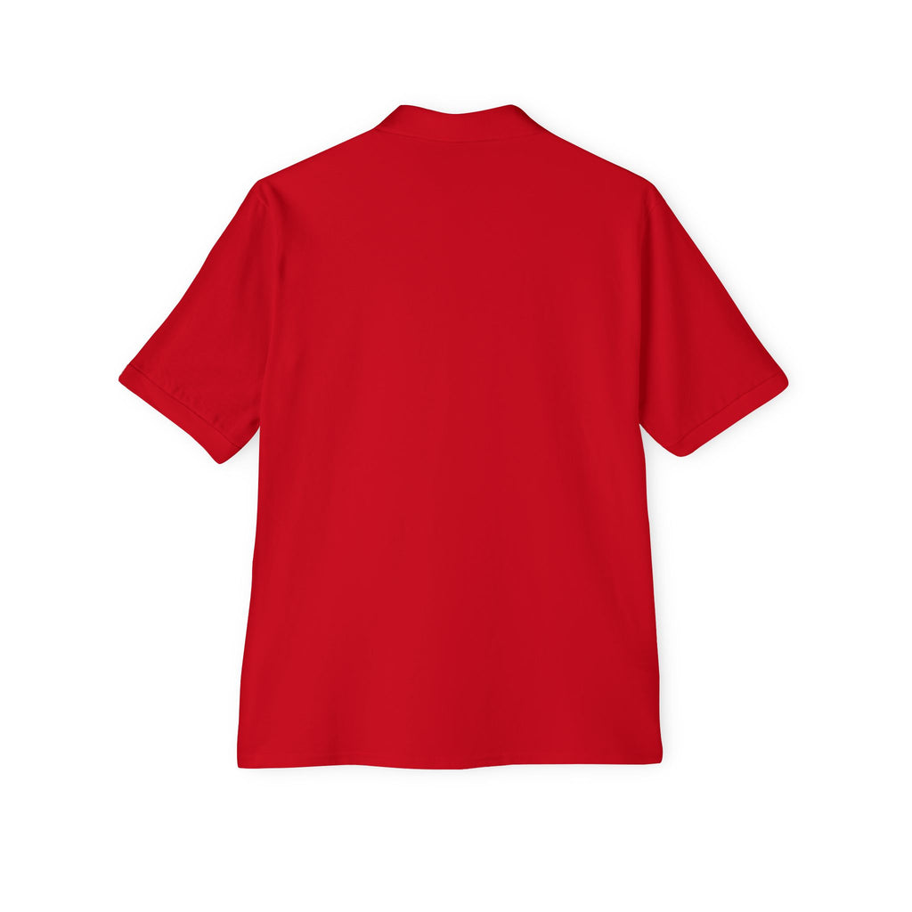 BLACKNIFICENT 3-Button Knit Shirt — Classic  Logo Knit Shirt