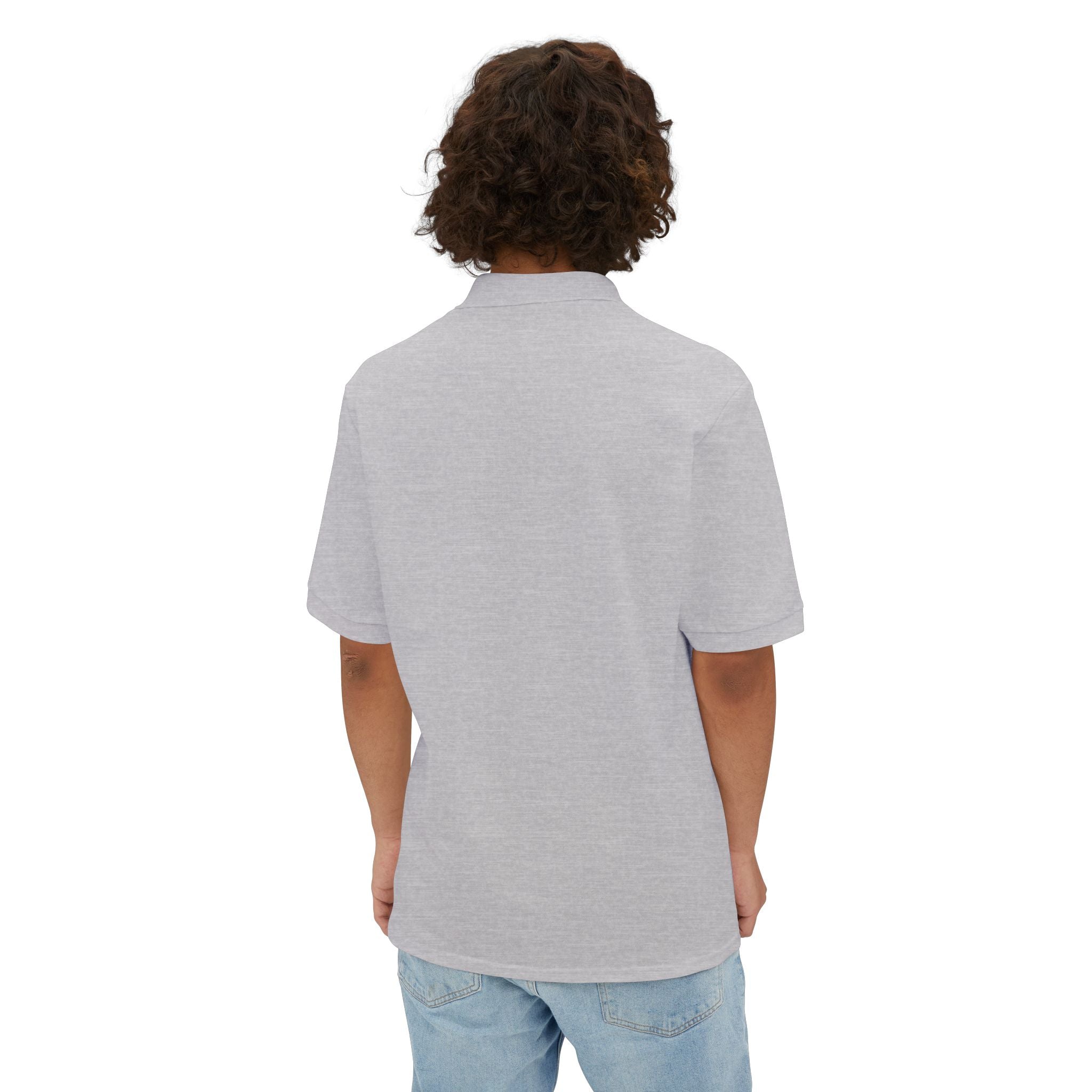 BLACKNIFICENT 3-Button Knit Shirt — Classic  Logo Knit Shirt