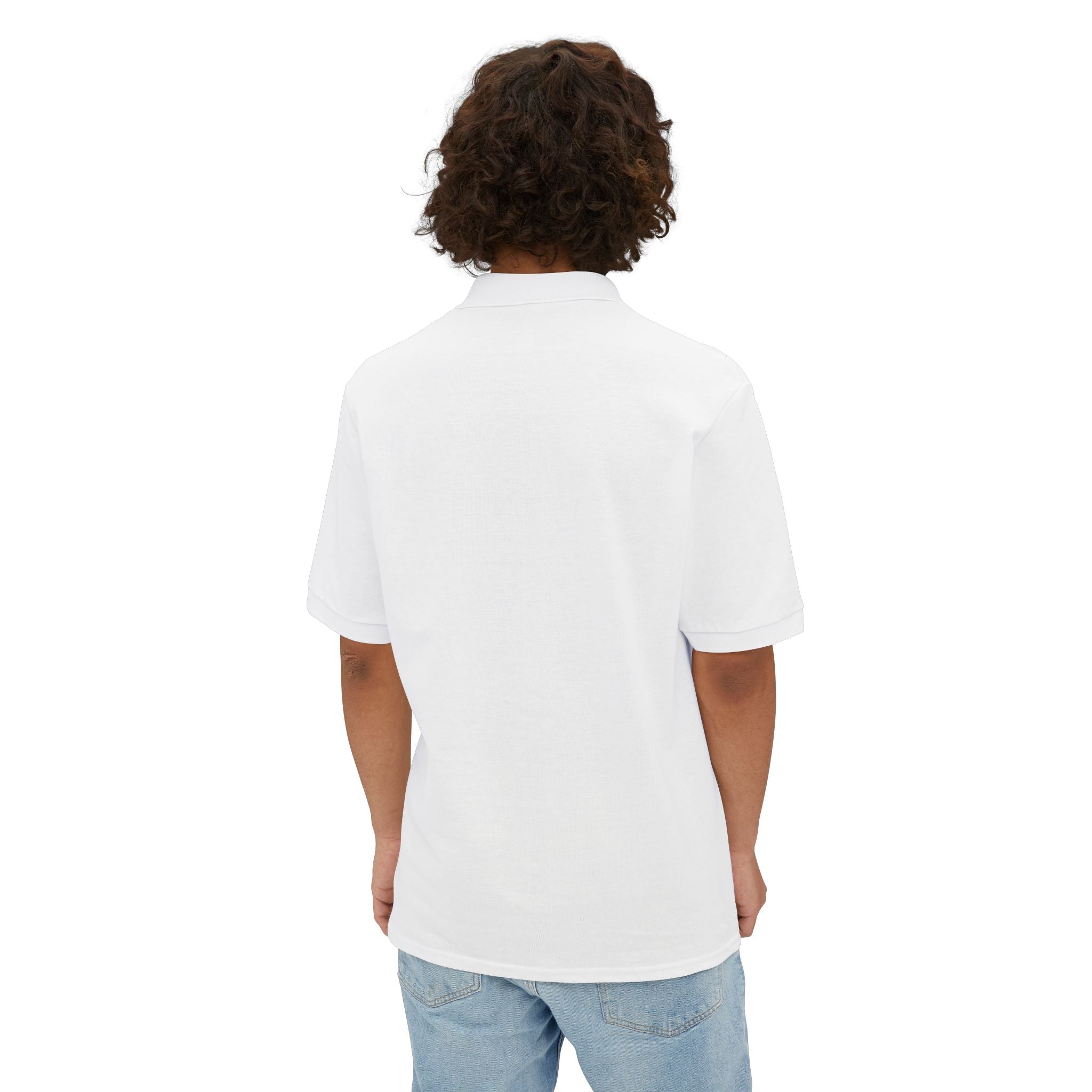 BLACKNIFICENT 3-Button Knit Shirt — Classic  Logo Knit Shirt