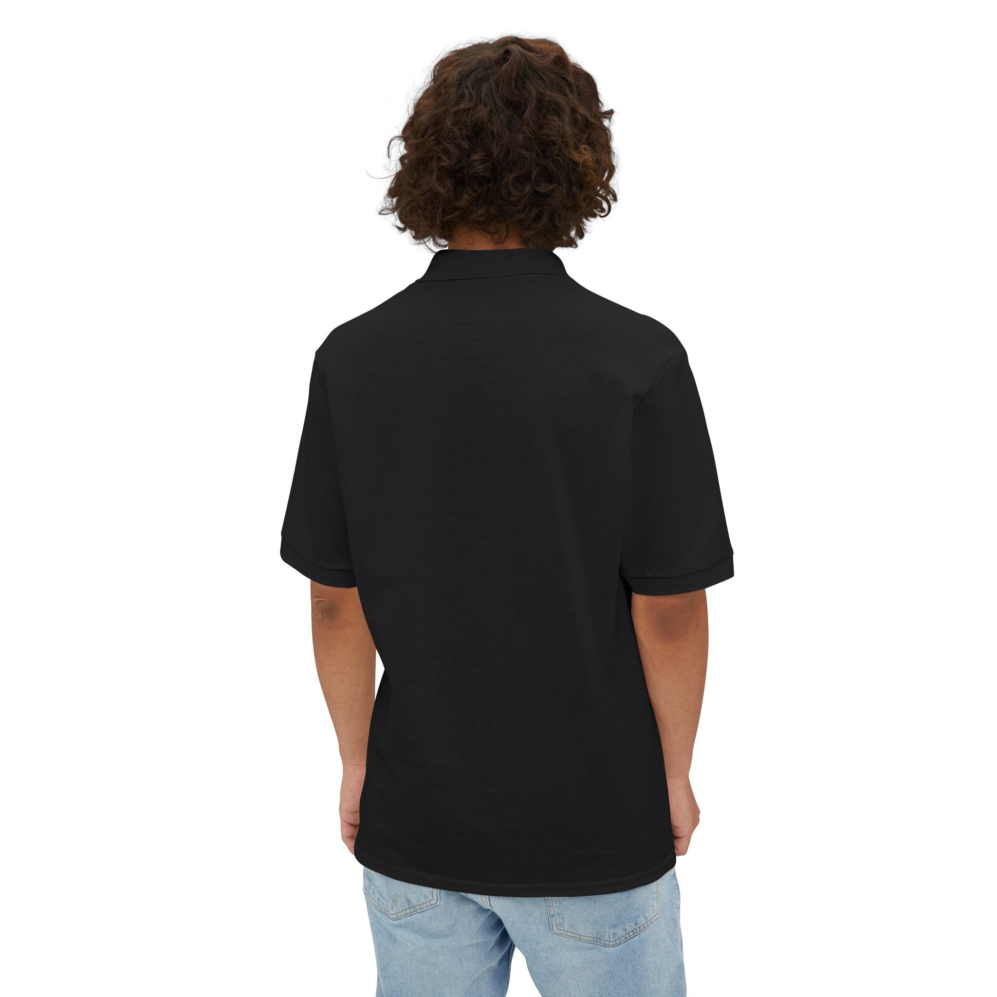 BLACKNIFICENT 3-Button Knit Shirt — Classic  Logo Knit Shirt