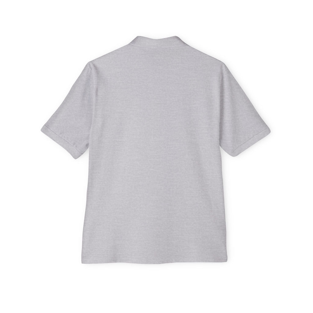 BLACKNIFICENT 3-Button Knit Shirt — Classic  Logo Knit Shirt