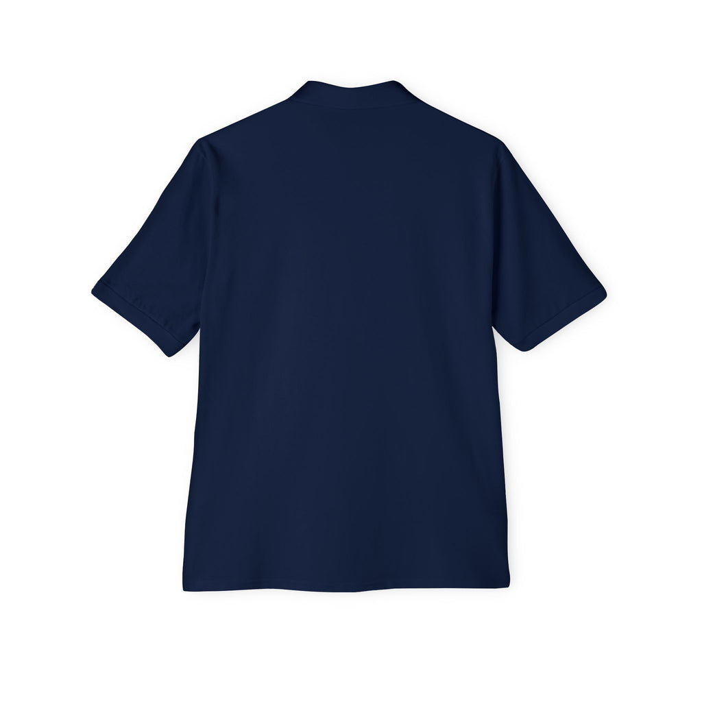 BLACKNIFICENT 3-Button Knit Shirt — Classic  Logo Knit Shirt