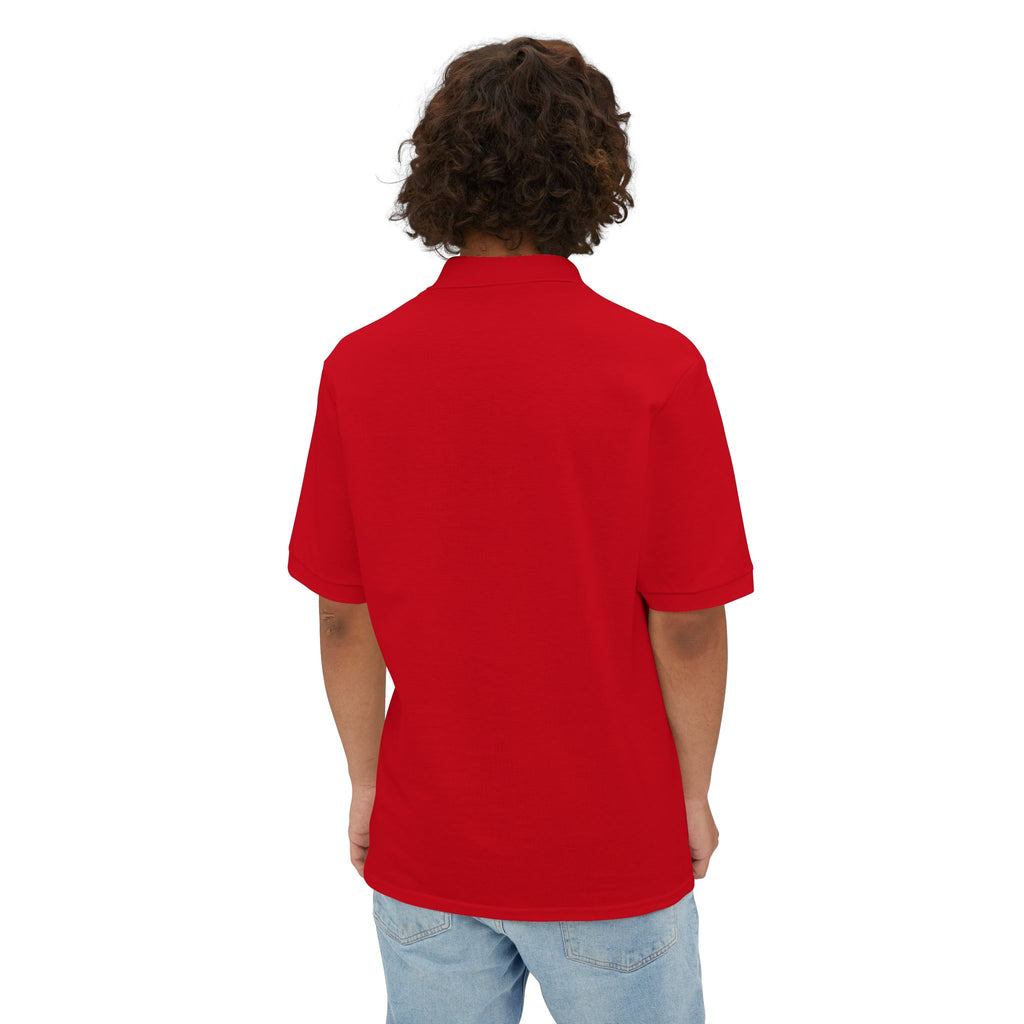 BLACKNIFICENT 3-Button Knit Shirt — Classic  Logo Knit Shirt