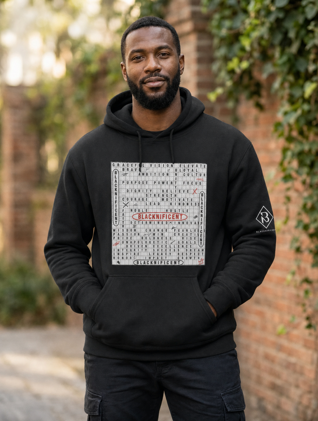 DNA - THE ANSWER IS IN YOU. IT ALWAYS WAS. Hoodie —  Design ("Relaxed Hoodie")