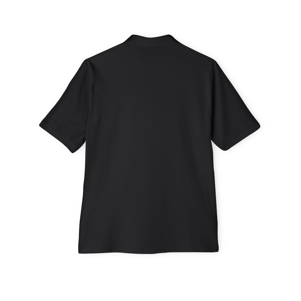 BLACKNIFICENT 3-Button Knit Shirt — Classic  Logo Knit Shirt