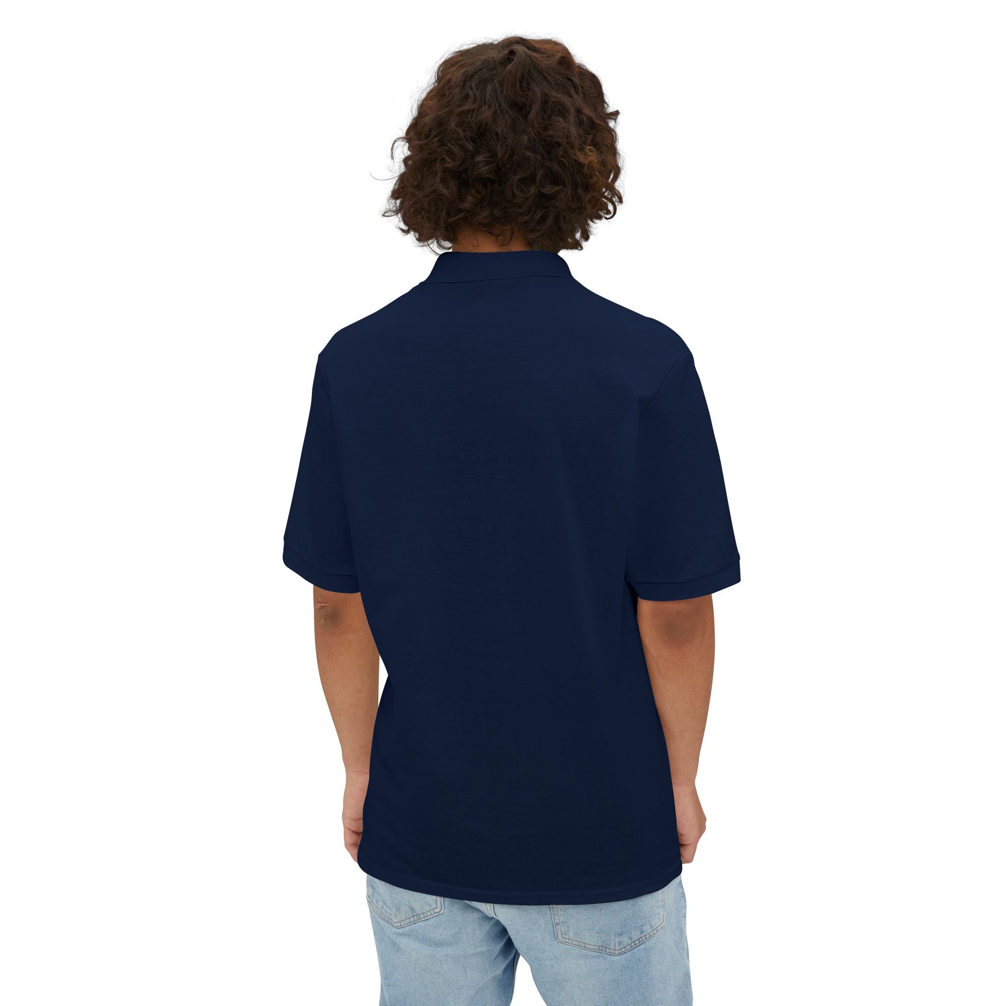 BLACKNIFICENT 3-Button Knit Shirt — Classic  Logo Knit Shirt